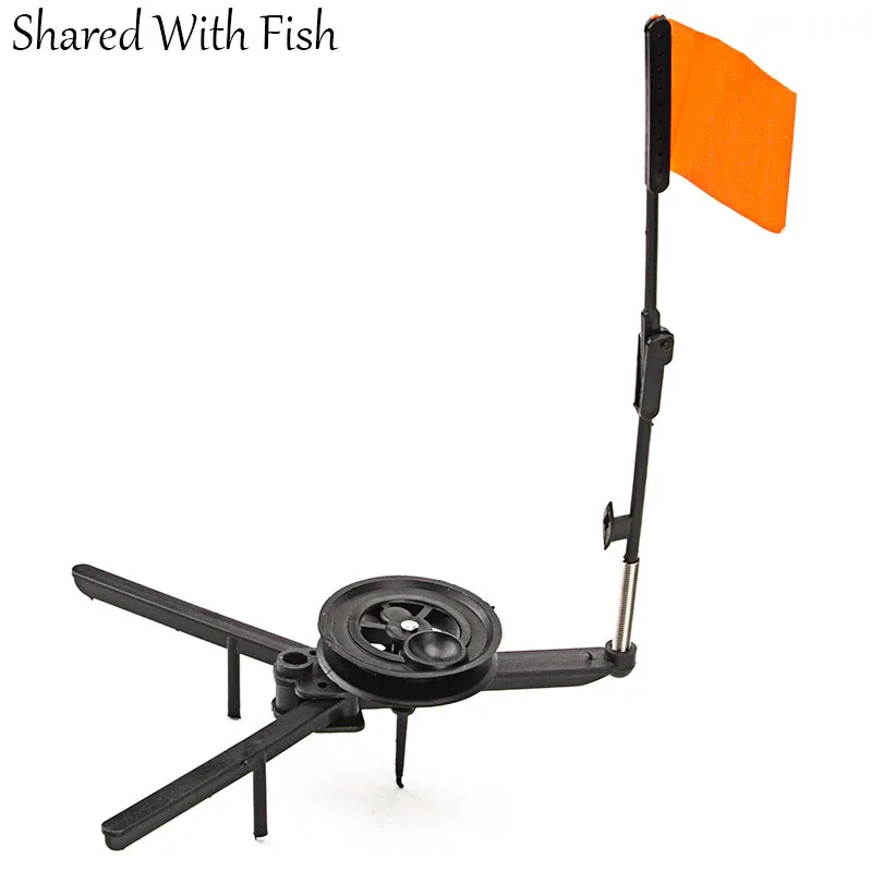 1pcs/bag Ice Fishing Holder Nylon Safety Flag Base Mount Replacement Winter Ice Fishing Tools