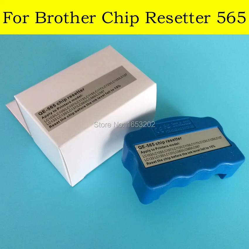 

1 PC LC103 LC105 LC107 LC111 LC115 LC117 LC121 LC123 LC125 LC127 LC131 LC133 LC135 LC137 LC567 LC563 Chip Resetter For Brother