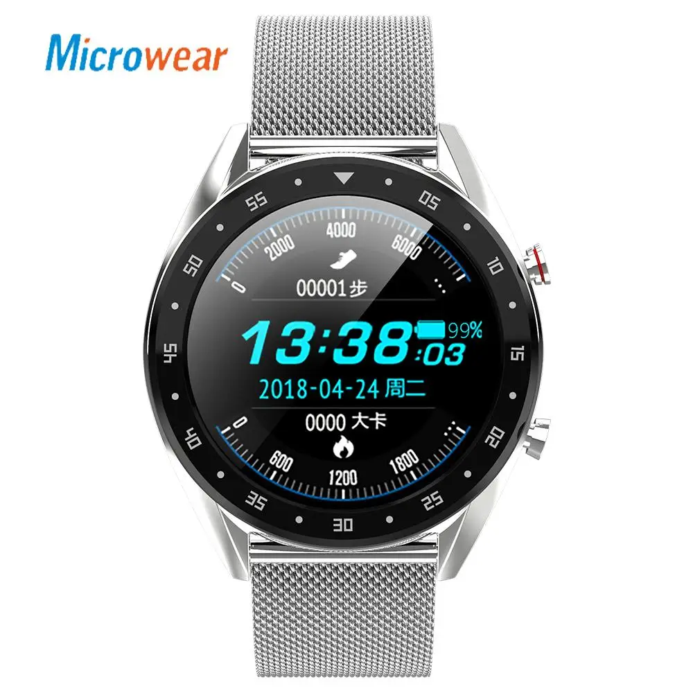 Microwear L7 smartwatch Heart Rate Blood Pressure ECG 2019 men's smart watch For Ios/Android Sports smart clock
Microwear L7 smartwatch Heart Rate Blood Pressure ECG 2019 men's smart watch For Ios/Android Sports smart clock