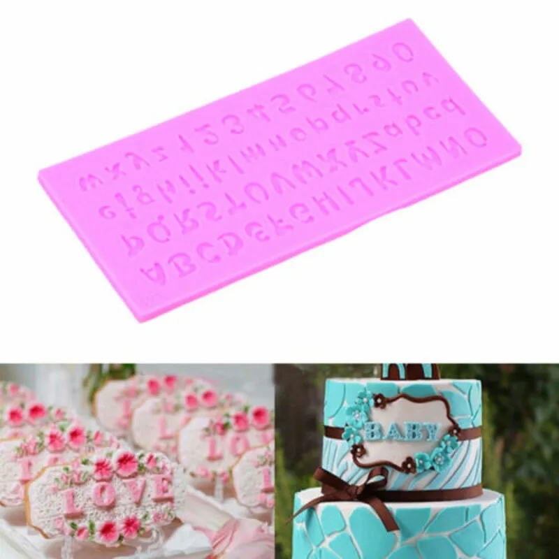 Silicone Mold Letters Alphabet Number Fondant Cake Decorating Tools Chocolate Clay Candy Moulds moules en silicone
Silicone Mold Letters Alphabet Number Fondant Cake Decorating Tools Chocolate Clay Candy Moulds moules en silicone