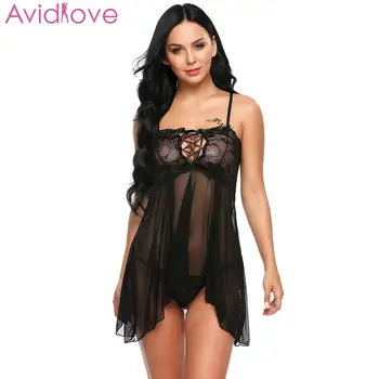 Avidlove Women Sexy Lingerie sexy underwear erotic lenceria Christmas Babydoll Mesh Women Lace Patchwork Nightwear G-string
Avidlove Women Sexy Lingerie sexy underwear erotic lenceria Christmas Babydoll Mesh Women Lace Patchwork Nightwear G-string