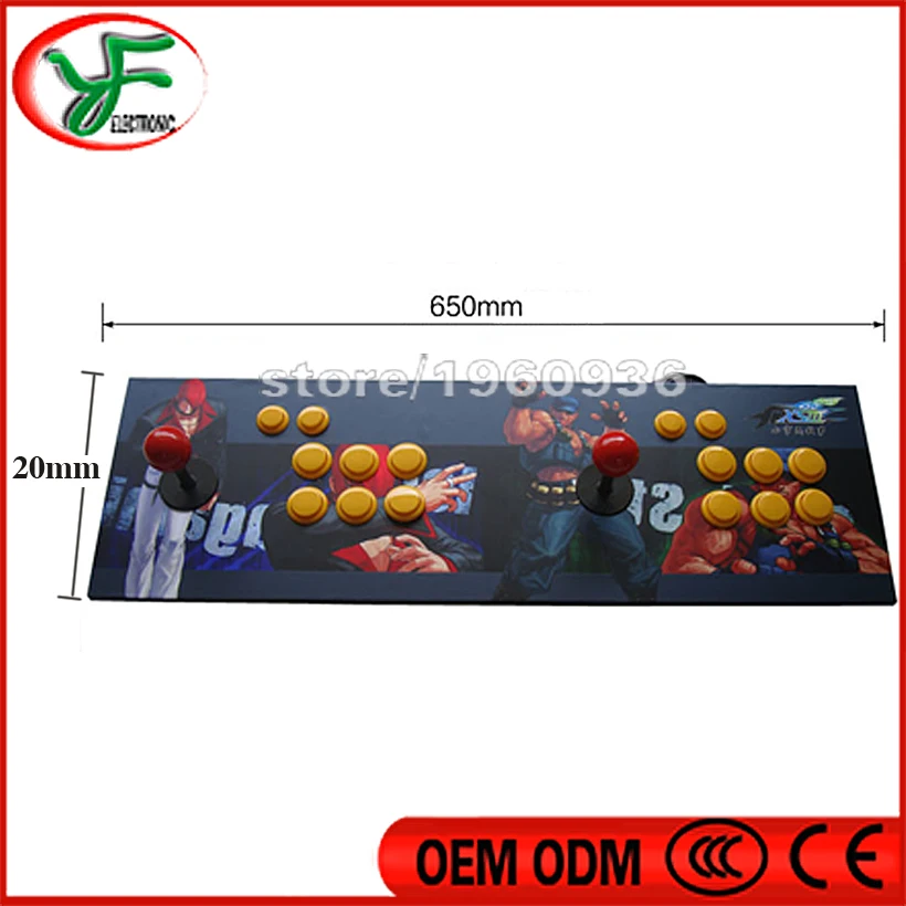 Arcade games console 2 player joystick controller USB to PC arcade joystick push buttons
Arcade games console 2 player joystick controller USB to PC arcade joystick push buttons