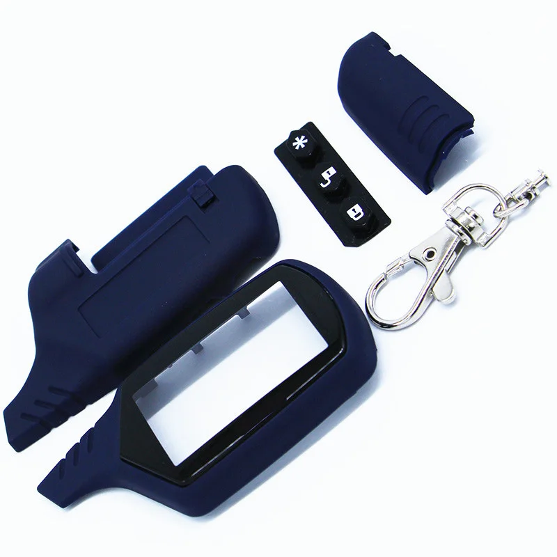 Sikeo Key Shell Keychain Case For Russian Version Starline A91 lcd Remote Two Way Car Alarm System Two Way Car Remote Controller