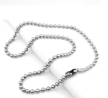 New 100 Pcs Popular Stainless Steel Beads Necklace 500*2.4mm DIY Jewelry Making Gift Free Shipping WA-99
New 100 Pcs Popular Stainless Steel Beads Necklace 500*2.4mm DIY Jewelry Making Gift Free Shipping WA-99