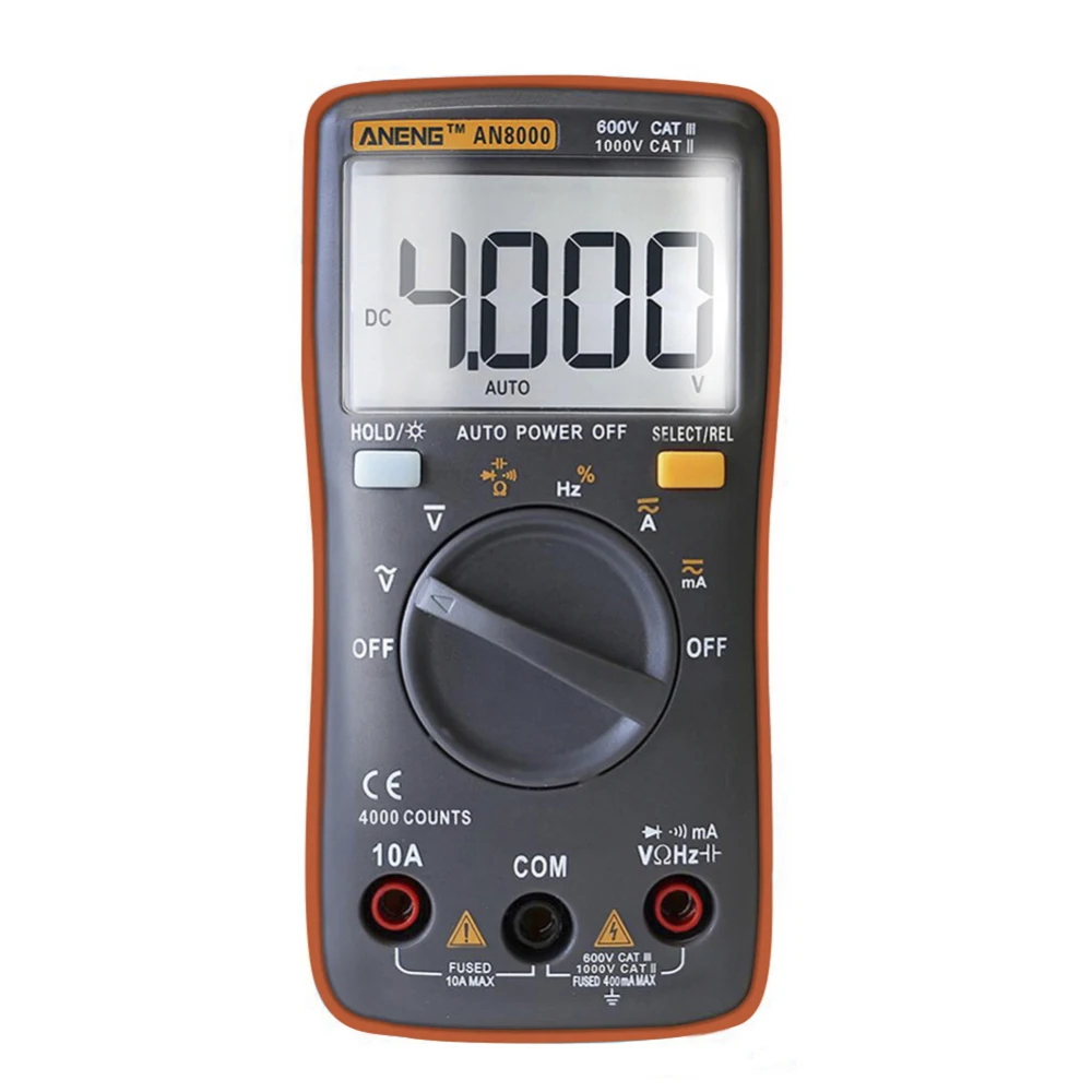 AN8000 Digital Multimeter 4000 counts profesional capacitor tester esr meter richmeters inductance meter digital tester
AN8000 Digital Multimeter 4000 counts profesional capacitor tester esr meter richmeters inductance meter digital tester
