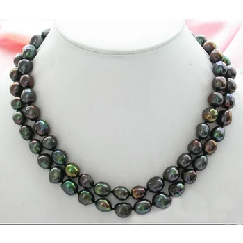 Perfect New Arriver Pearl Jewellery,34inches 9-11mm Peacock Black Baroque Freshwater Pearl Necklace,Long Pearl Jewelry
Perfect New Arriver Pearl Jewellery,34inches 9-11mm Peacock Black Baroque Freshwater Pearl Necklace,Long Pearl Jewelry