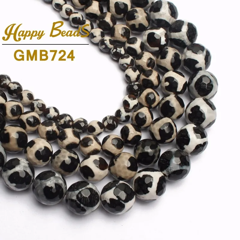 Faceted Black Tibetan Mystical Old Agata Onyx Spherical Stone Beads For Jewelry Making DIY Bracelet 15" Strand 8mm 10mm 12mm
Faceted Black Tibetan Mystical Old Agata Onyx Spherical Stone Beads For Jewelry Making DIY Bracelet 15" Strand 8mm 10mm 12mm