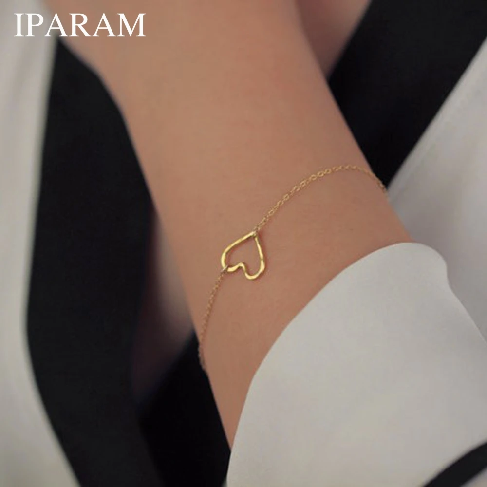 New Fashion Heart Bracelet, Delicate Simple Gold Bracelet Women Simple Jewelry Gift
New Fashion Heart Bracelet, Delicate Simple Gold Bracelet Women Simple Jewelry Gift