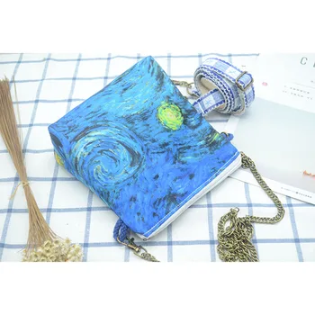 Angelatracy 2018 Classic Van Starry Sky Blue Abstract Painting Cotton Women Shoulder Messenger Bag Crossbody Flap Storage Bag
Angelatracy 2018 Classic Van Starry Sky Blue Abstract Painting Cotton Women Shoulder Messenger Bag Crossbody Flap Storage Bag