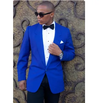 Men's Suits Wedding Prom Dresses Men's Business Casual Suits Custom Jeweled Blue Top Black Trousers (Jacket + Pants)
Men's Suits Wedding Prom Dresses Men's Business Casual Suits Custom Jeweled Blue Top Black Trousers (Jacket + Pants)