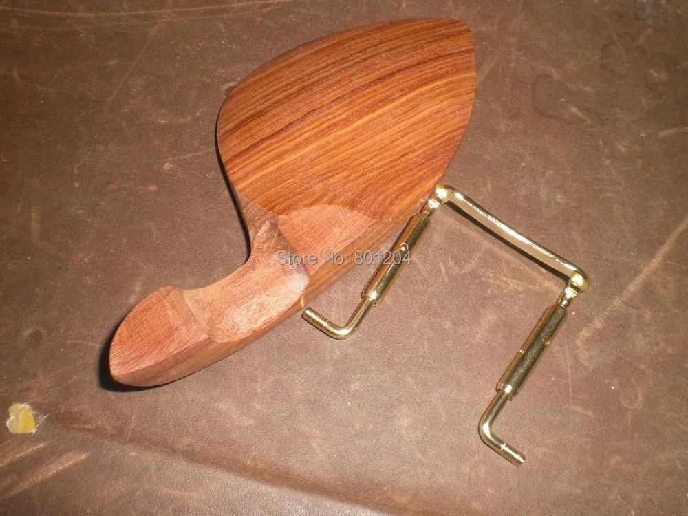 3 PCs Rose wood Violin Chin rest with GOLD color chin rest screw all 4/4 without chin rest holes
3 PCs Rose wood Violin Chin rest with GOLD color chin rest screw all 4/4 without chin rest holes