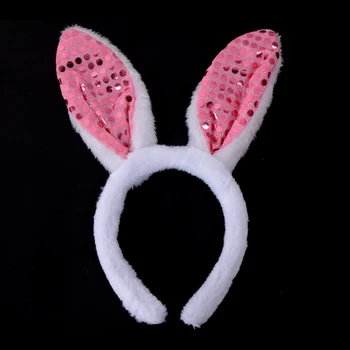 Easter Party Accessory PINK plush sequin coslpay Bunny ears boppers headband free shipping 20PCS/LOT
Easter Party Accessory PINK plush sequin coslpay Bunny ears boppers headband free shipping 20PCS/LOT