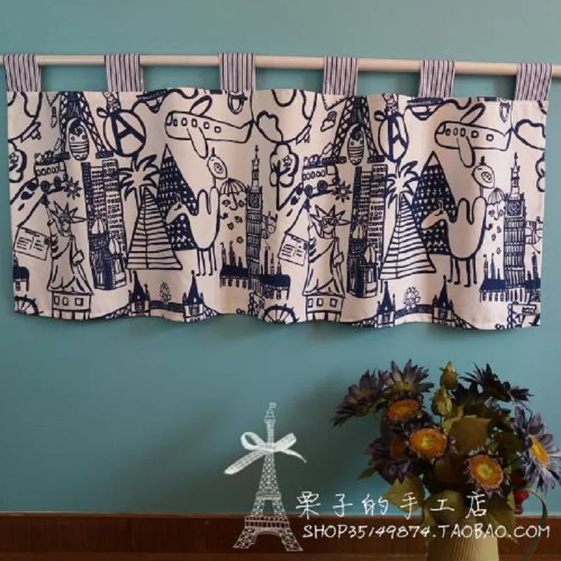 Free shipping hand painted building tende blackout curtain french window kitchen curtains for living room Multi-size Customized
Free shipping hand painted building tende blackout curtain french window kitchen curtains for living room Multi-size Customized
