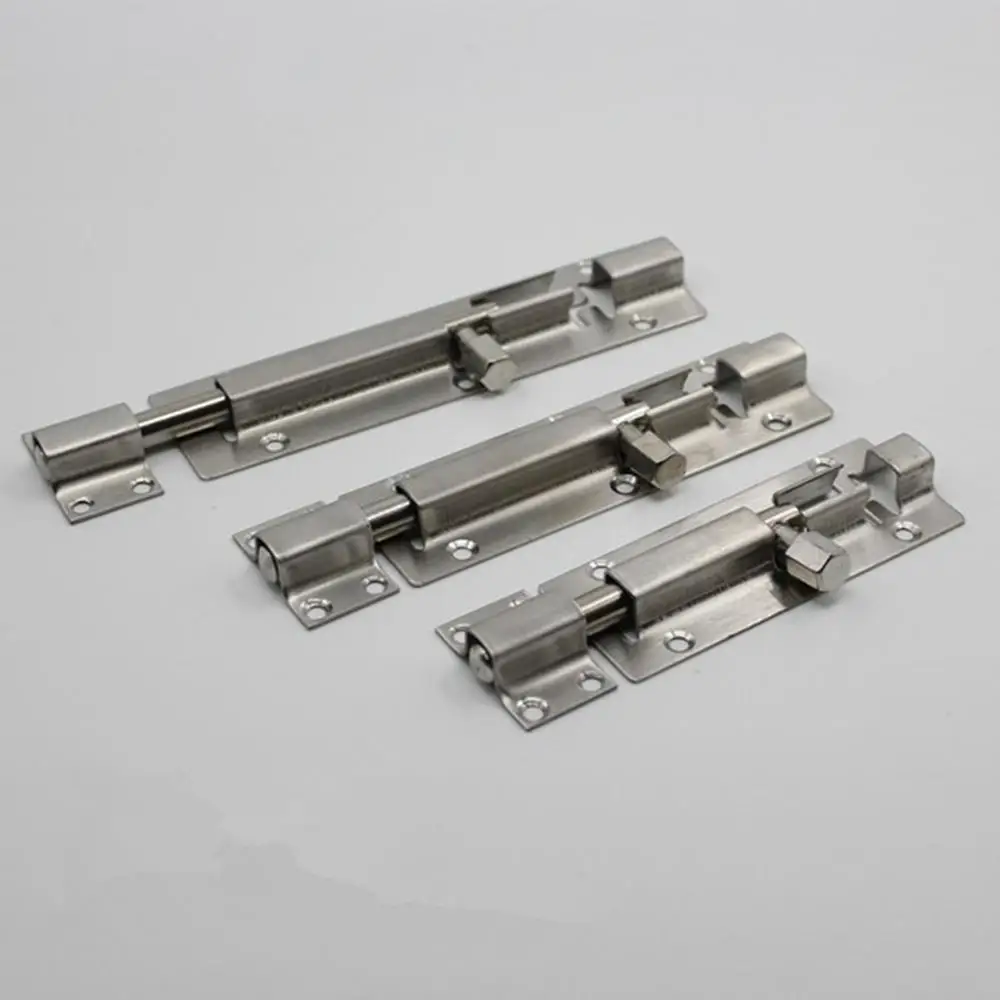 1Pc 1.5/2/3/4/6 Inch Long Silver Stainless Steel Door Latch Sliding Lock Barrel Bolt Latch Hasp Staple Gate Safety Lock
1Pc 1.5/2/3/4/6 Inch Long Silver Stainless Steel Door Latch Sliding Lock Barrel Bolt Latch Hasp Staple Gate Safety Lock