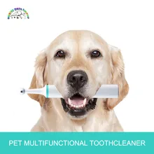 Elektrische hond tandenborstel polijstmachine kat hond orale cleaning plaque stain tandsteen tool pet whitening tandenborstel(China)