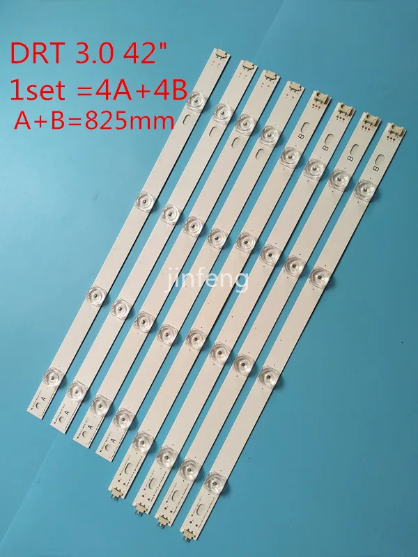 100% New-0riginal 8 PCS/set LED backlight strip bar for LG LC420DUE 42LB3910 INNOTEK DRT 3.0 42 inch A B 6916L-1709A 6916L-1710A
100% New-0riginal 8 PCS/set LED backlight strip bar for LG LC420DUE 42LB3910 INNOTEK DRT 3.0 42 inch A B 6916L-1709A 6916L-1710A