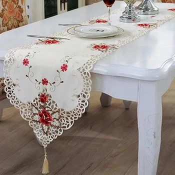 New Table Runner Embroidered Flowers Lace Dust Proof Covers Home Party Wedding Decoration Free Shipping
New Table Runner Embroidered Flowers Lace Dust Proof Covers Home Party Wedding Decoration Free Shipping