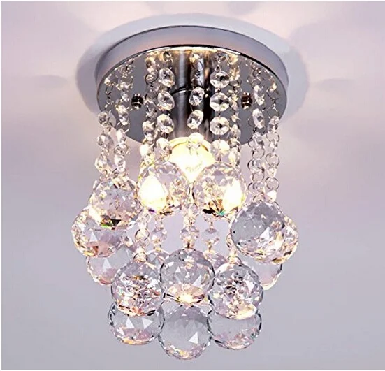 Home Decoration Lustres LED Crystal Chandelier Mini Chandelier Rain Drop Lighting Crystal Ball Fixture Pendant Ceiling Lamp