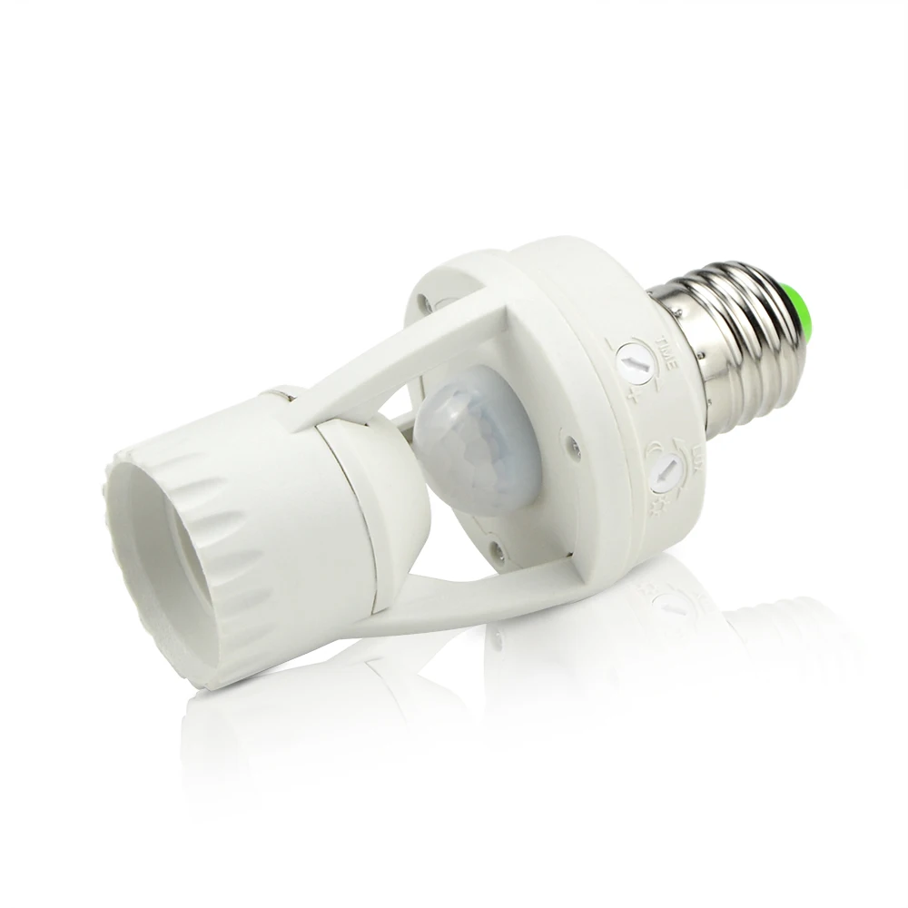 110V 220V E27 Sensor Switch Infrared PIR Motion Sensor LED lamp Base Holder light control Infrared ED lamp switch
110V 220V E27 Sensor Switch Infrared PIR Motion Sensor LED lamp Base Holder light control Infrared ED lamp switch