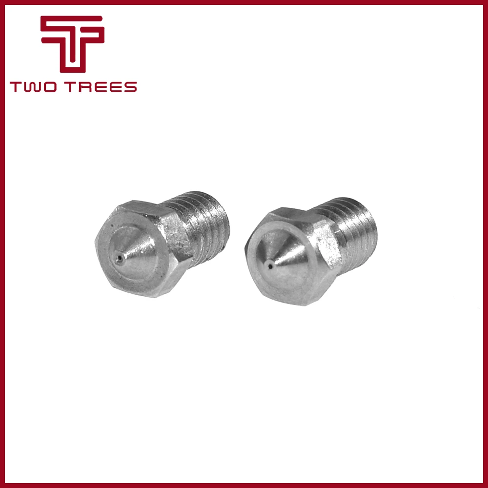 5pcs 3D printer 3D V6 Extra Nozzle - Stainless Steel Nozzle 0.25mm0.4mm0.8mm for 1.753.0 for 3D printer (2)