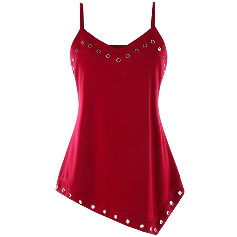 Womail Women's New Tops Plus Size Fashion Women Solid Camis V-Neck Asymmetric Tank Up Sleeveless Dropship Apr16
Womail Women's New Tops Plus Size Fashion Women Solid Camis V-Neck Asymmetric Tank Up Sleeveless Dropship Apr16