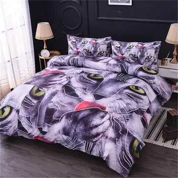 ZEIMON Cute Animal Pattern Bedding Set 3D Printing Cat Duvet Cover Pillowcase 3pcs Home Decoration Polyester Bedclothes
ZEIMON Cute Animal Pattern Bedding Set 3D Printing Cat Duvet Cover Pillowcase 3pcs Home Decoration Polyester Bedclothes