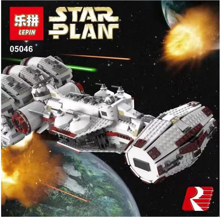 Lepin 05046 New 1748Pcs Star War Series The Tantive IV Rebel Blockade Runner Set Educational Building Blcoks Bricks Boy Toys
Lepin 05046 New 1748Pcs Star War Series The Tantive IV Rebel Blockade Runner Set Educational Building Blcoks Bricks Boy Toys