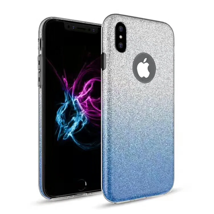 For iPhone X Bling Glitter Gradient Case Ultra Thin Sparkle 3 Layer Hybrid Semi-transparent for iPhone X Case
For iPhone X Bling Glitter Gradient Case Ultra Thin Sparkle 3 Layer Hybrid Semi-transparent for iPhone X Case