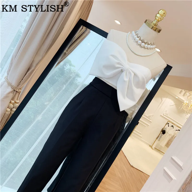 2019 Summer New Women's Fashion Trendy Bows Tube Top Short Vest Tank Top 3 colors, black , white and purple S,M,L DROPSHIPPING
2019 Summer New Women's Fashion Trendy Bows Tube Top Short Vest Tank Top 3 colors, black , white and purple S,M,L DROPSHIPPING