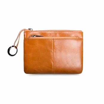 Genuine Leather Mini Card Holder Coin Purses with Key Chain Ring 2018 New Style Fashion High Quality Women Men Small Bag
Genuine Leather Mini Card Holder Coin Purses with Key Chain Ring 2018 New Style Fashion High Quality Women Men Small Bag
