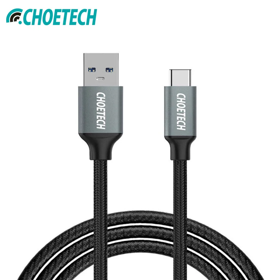 CHOETECH USB Type C Cable Type-C 1M Fast Charging Usb 3.0 Cable for Samsung Galaxy S8 USB-C For Xiaomi Mi5 Mobile Phone Cables
CHOETECH USB Type C Cable Type-C 1M Fast Charging Usb 3.0 Cable for Samsung Galaxy S8 USB-C For Xiaomi Mi5 Mobile Phone Cables
