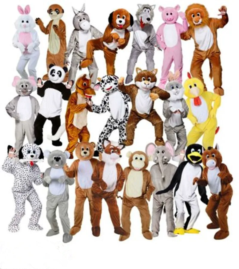 Adult Big Head Deluxe Animal Mascot Fancy Dress Costume Bunny horse teddy mascot costume Jumbo Plush for Halloween Purim party
Adult Big Head Deluxe Animal Mascot Fancy Dress Costume Bunny horse teddy mascot costume Jumbo Plush for Halloween Purim party