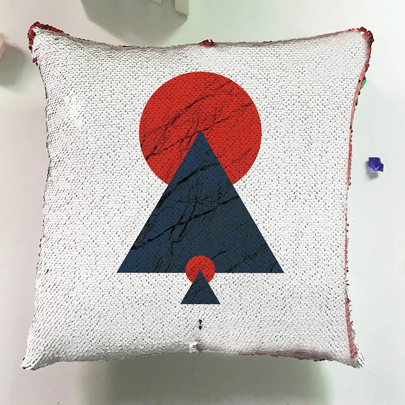 Mermaid Modern Cushions Home Decor Couch Pillows Reversible Flip Sequin Fashion Letter Pillowcase Seat Luxury Cushion J045 (6)