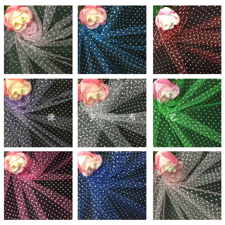 3Yard/Lot Medium Hard Flocking Water Jade 0.3CM Polka Dot Mesh Lace Fabric Diy Costumes Stage Doll Dress Veil Headwear Fabric
3Yard/Lot Medium Hard Flocking Water Jade 0.3CM Polka Dot Mesh Lace Fabric Diy Costumes Stage Doll Dress Veil Headwear Fabric