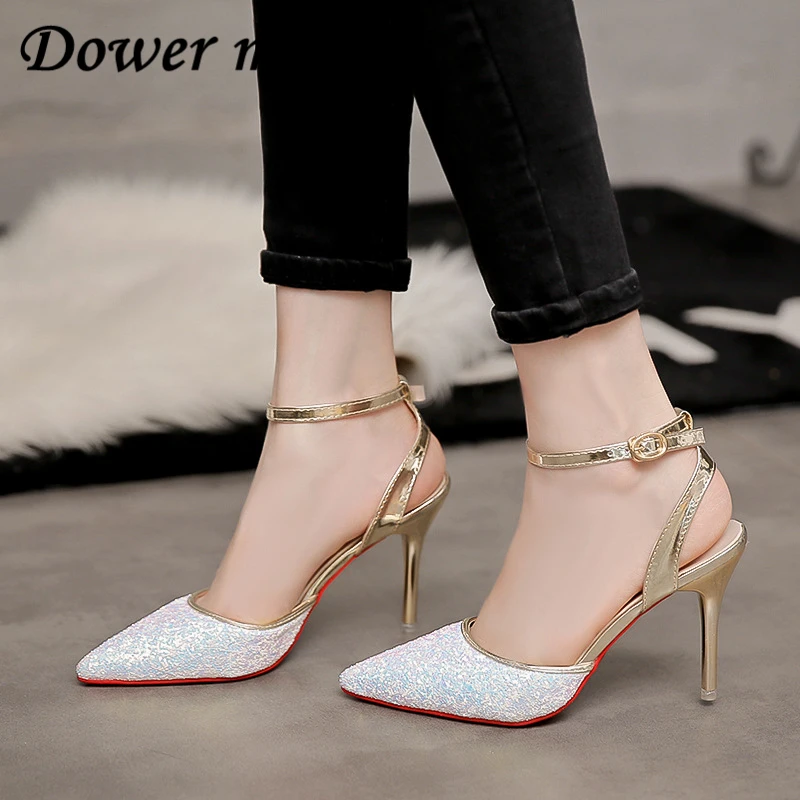 2019 Female fashion party shoe ladies stiletto pointed zapatos de mujer Wedding shoes Women's 9CM high heels sexy pumps Golden
2019 Female fashion party shoe ladies stiletto pointed zapatos de mujer Wedding shoes Women's 9CM high heels sexy pumps Golden