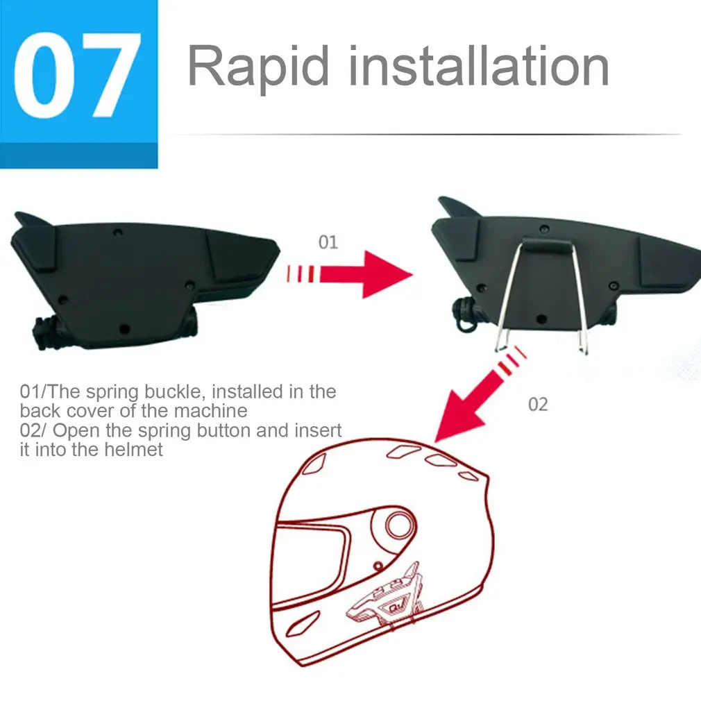 LR-3 Wireless Remote Control Bluetooth Motorcycle Helmet Walkie-Talkie Waterproof Clear Voice Bluetooth Intercom for Motorbike 
LR-3 Wireless Remote Control Bluetooth Motorcycle Helmet Walkie-Talkie Waterproof Clear Voice Bluetooth Intercom for Motorbike