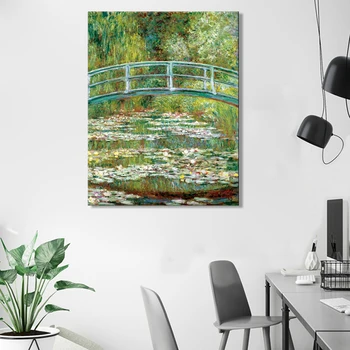 Impressionist Famous Painting Monet's Pond with Water Lilies Poster Print on Canvas Wall Art Painting for Living Room Home Decor
Impressionist Famous Painting Monet's Pond with Water Lilies Poster Print on Canvas Wall Art Painting for Living Room Home Decor
