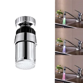 Temperature Control Faucet Three-color 360 Degree Rotating Led Light Color Faucet Kitchen Faucet Accessories #2m03
Temperature Control Faucet Three-color 360 Degree Rotating Led Light Color Faucet Kitchen Faucet Accessories #2m03