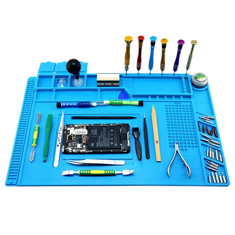 Silicone Soldering Pad Mat Heat Insulation Maintenance Platform With Magnetic For Repair Station _WK
Silicone Soldering Pad Mat Heat Insulation Maintenance Platform With Magnetic For Repair Station _WK