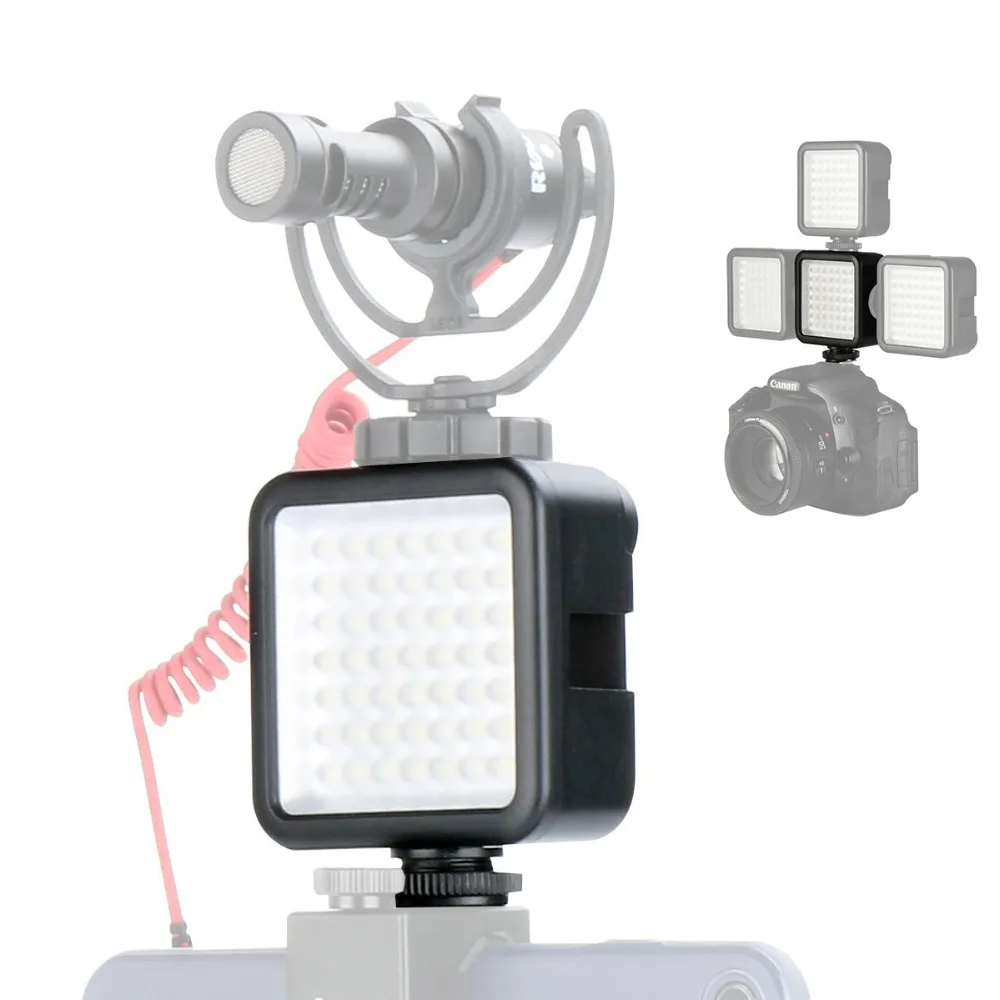 Mini LED Video Light w 3 Cold Shoe Mounts for DJI Osmo Pocket Nikon Sony A6400 DSLR Gopro Vlog Lighting Photography Accessories
Mini LED Video Light w 3 Cold Shoe Mounts for DJI Osmo Pocket Nikon Sony A6400 DSLR Gopro Vlog Lighting Photography Accessories