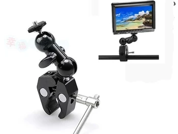 Newest Articulating Magic Arm Mount Adapter Aluminum Alloy for Camera Monitor Feelworld FW759 FW759P FW74K FW760 and LED Light
Newest Articulating Magic Arm Mount Adapter Aluminum Alloy for Camera Monitor Feelworld FW759 FW759P FW74K FW760 and LED Light