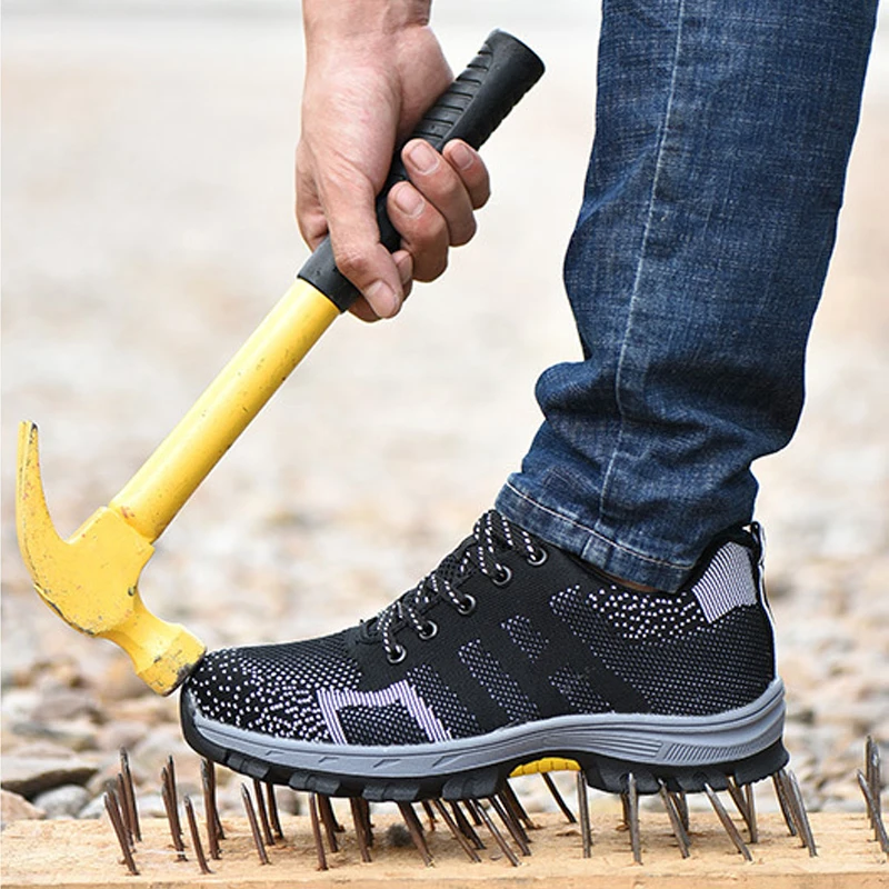 Steel Toe Cap Work Safety Shoes Men Outdoor Anti-slip Steel Puncture Proof Construction Safety Boots Shoes
Steel Toe Cap Work Safety Shoes Men Outdoor Anti-slip Steel Puncture Proof Construction Safety Boots Shoes