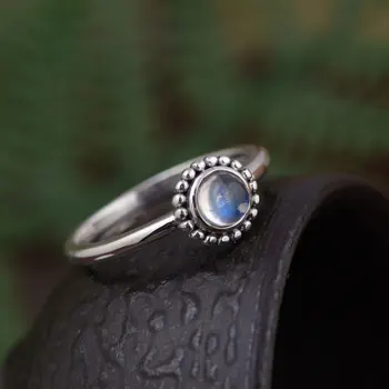 FNJ 925 Silver Round Ring for Women Jewelry Natural Moonstone New Fashion Stone Pure S925 Sterling Silver Ring size 5.5-8
FNJ 925 Silver Round Ring for Women Jewelry Natural Moonstone New Fashion Stone Pure S925 Sterling Silver Ring size 5.5-8