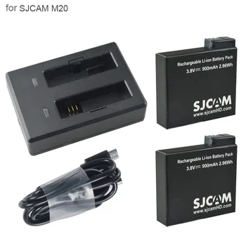Original SJCAM M20 Battery Accessories Dual Charger 900mAh 3.8V Li-ion Batteries For SJCAM M20 air Action Camera
Original SJCAM M20 Battery Accessories Dual Charger 900mAh 3.8V Li-ion Batteries For SJCAM M20 air Action Camera