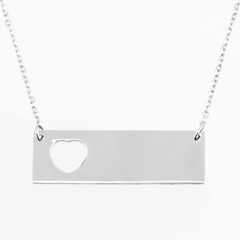 100% Stainless Steel Heart Hollow in Rectangle Pendant Necklace Women Choker Rolo Cchain Charm Jewelry Mirror Polish 10pcs
100% Stainless Steel Heart Hollow in Rectangle Pendant Necklace Women Choker Rolo Cchain Charm Jewelry Mirror Polish 10pcs