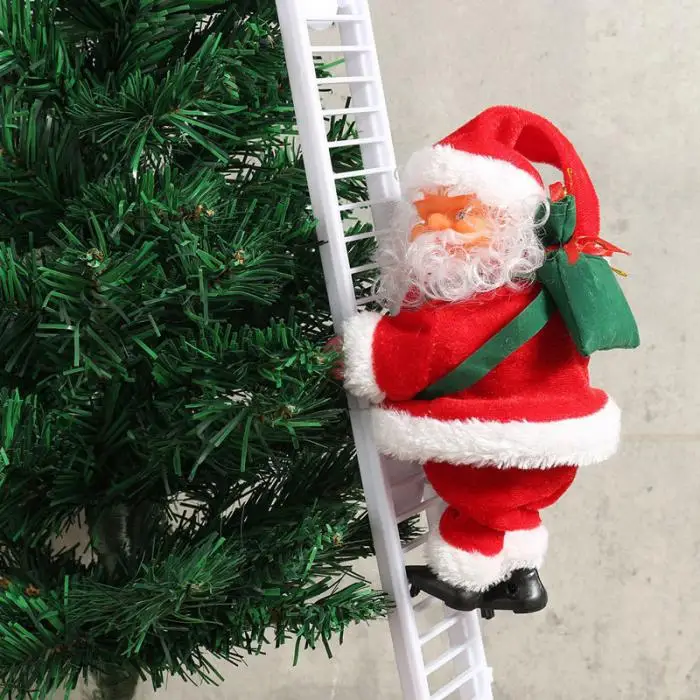 Electric Climbing Ladder Santa Claus Electric Climbing Ladder Santa Claus