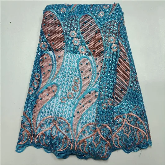 NEW Latest French Nigerian Laces Fabrics High Quality Tulle African Fabric Wedding Lace | Дом и сад