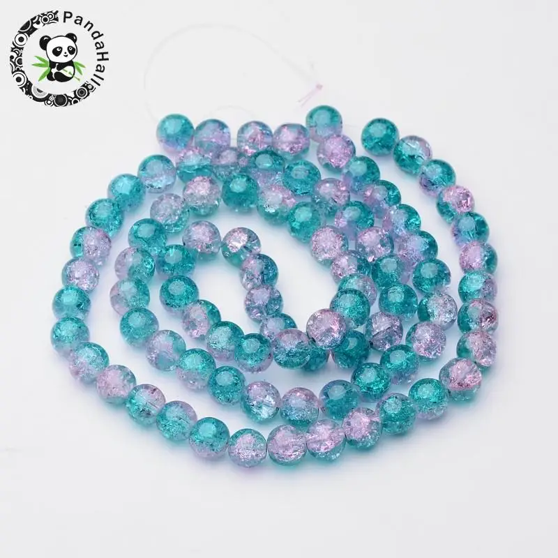 Crackle Glass Round Beads 1 Strip PANDAHALL Fashion Jewelry 8mm Hole 1.3-1.6mm about 100pcs/strand Beads Free Shipping Wholesale
Crackle Glass Round Beads 1 Strip PANDAHALL Fashion Jewelry 8mm Hole 1.3-1.6mm about 100pcs/strand Beads Free Shipping Wholesale
