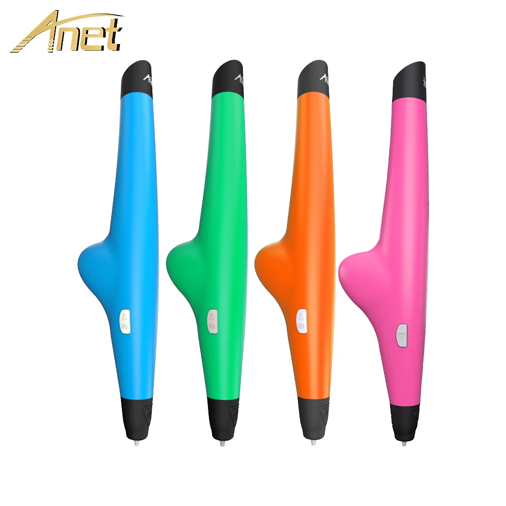 Anet 3D Printing Pen DIY 4 Colors Pen Low Temperature with 10m 1.75mm PCL Filament for Kid Gift for Children 3D Printing Pen
Anet 3D Printing Pen DIY 4 Colors Pen Low Temperature with 10m 1.75mm PCL Filament for Kid Gift for Children 3D Printing Pen