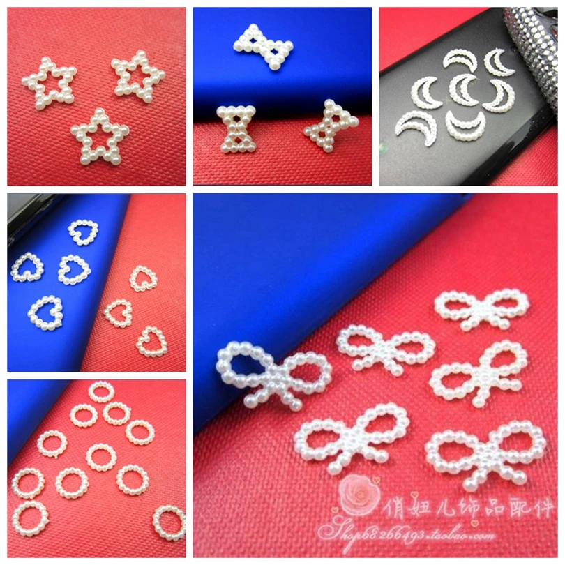 72Pcs/lot Hollow Series Ivory Color Imitation Pearls Flatback Star/Heart/Round/Moon Design Beads Wedding Cards Embellishments
72Pcs/lot Hollow Series Ivory Color Imitation Pearls Flatback Star/Heart/Round/Moon Design Beads Wedding Cards Embellishments